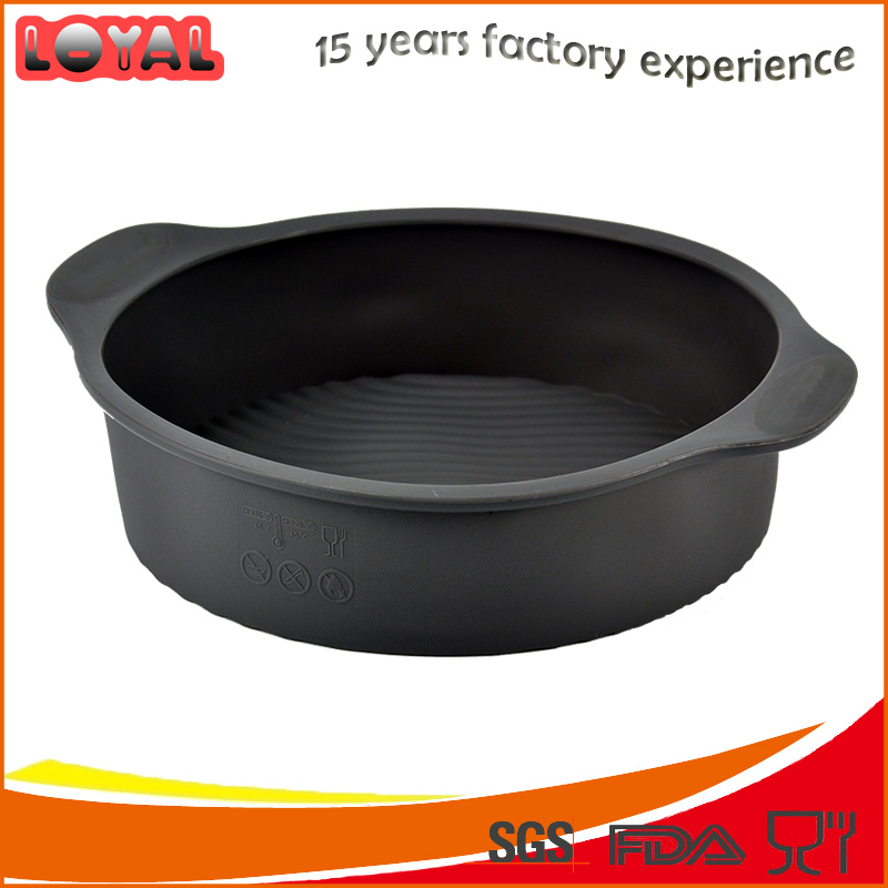 Microwave safe bakeware silicone cake pan