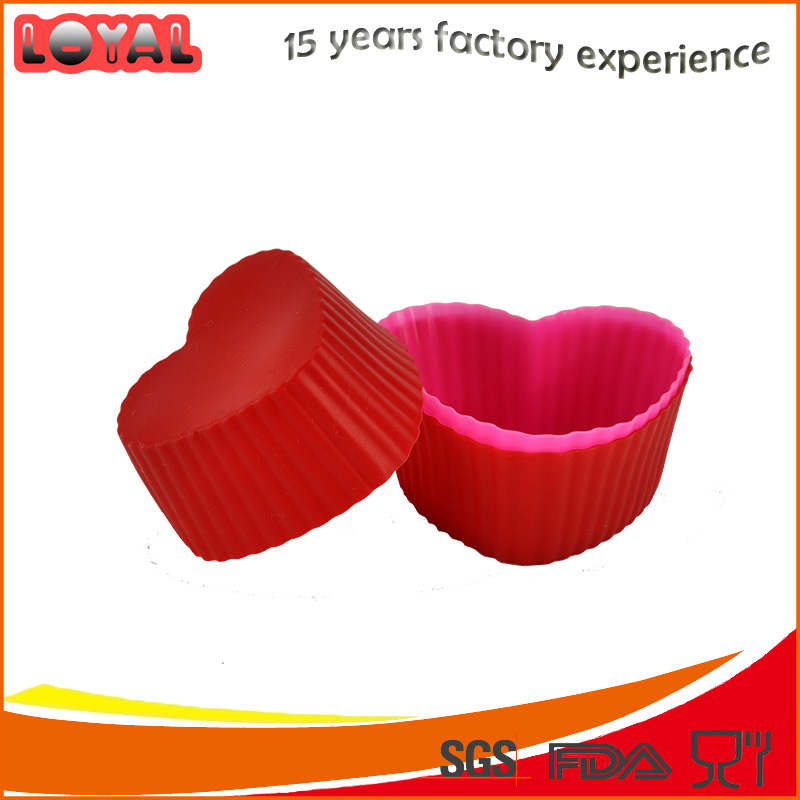 Baking mold heart shaped silicone dessert mold 