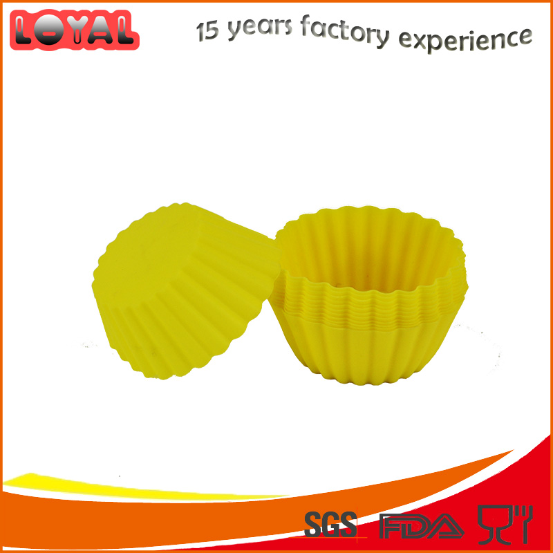 Mini round shaped silicone jelly pudding mold