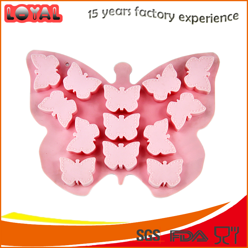 All purpose butterfly shaped silicone chocolate mold ice mold