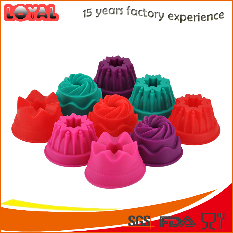 Different shapes silicone mini cookie mold