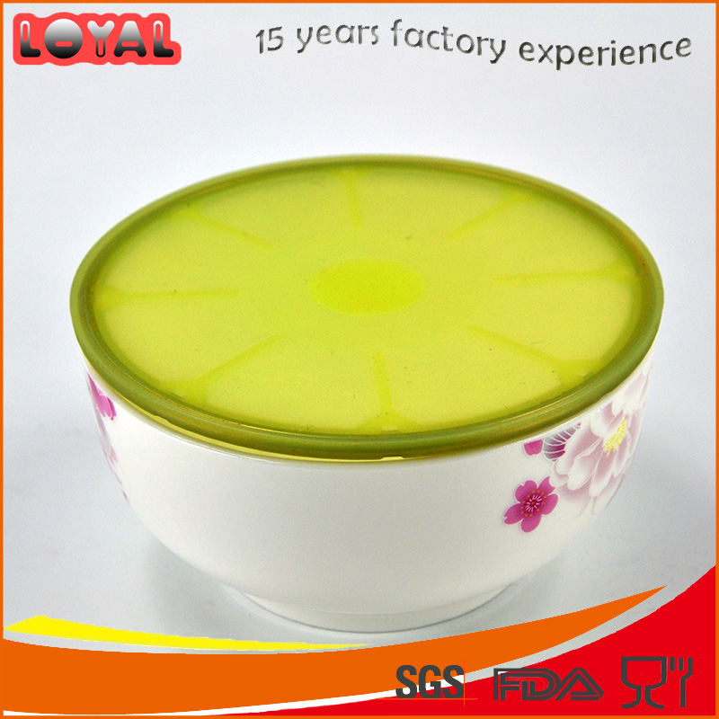 Silicone strong suction bowl cover cup lid