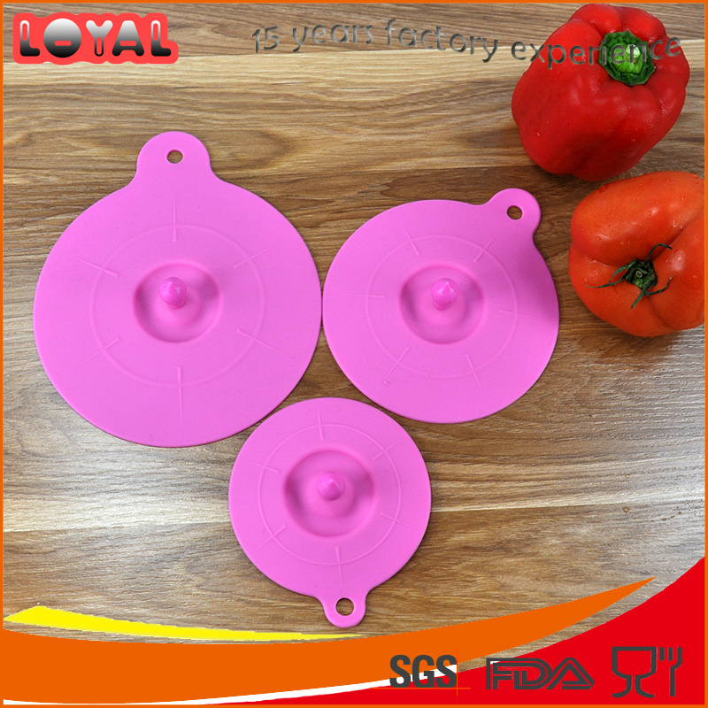 Food grade silicone cup cover bowl lid in different size