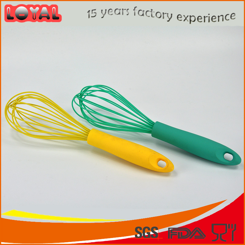 Cooking tools ABS handle silicone whisk eggbeater