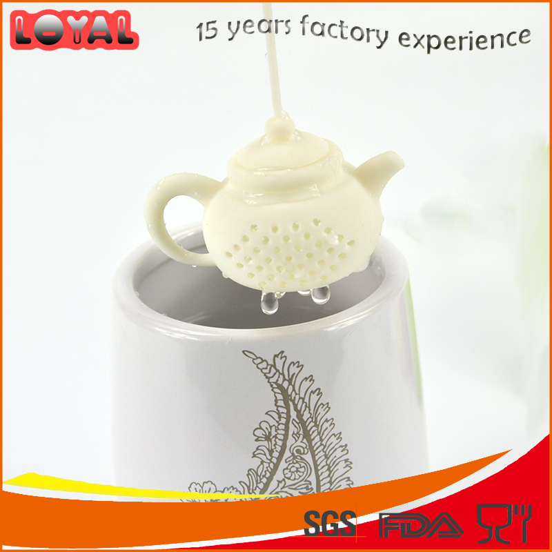 Heat resistance durable silicone tea filter